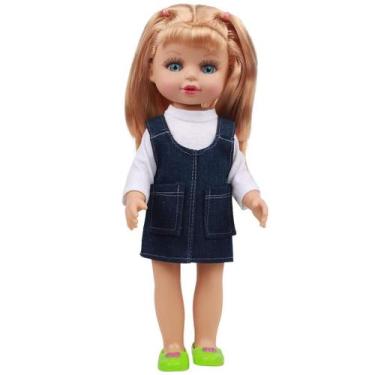 Imagem de Figura Toy Dressup Baby Doll Pretend Cartoon Girl Princess - Yiweisai