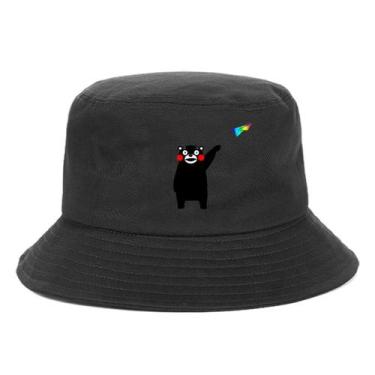 Imagem de Chapéu de sol de pescador de praia unissex Bucket Hat Kumamons Anime -