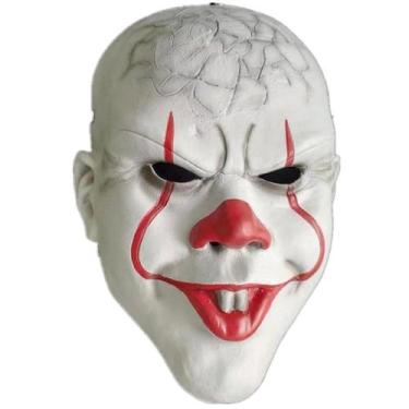 Imagem de Máscara de látex Stephen King's It para fantasia de carnaval de Hallow