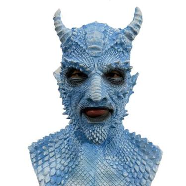 Imagem de Máscara de Halloween Dia-blos Belial Cosplay Latex - yiweisai