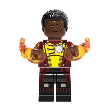 Imagem de Boneco Super Herois Vilões Quadrinhos Hq Bloco De Montar