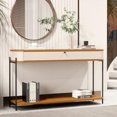 Imagem de Aparador 1 Gaveta com Pes Em MDF Tucupi JB Moveis