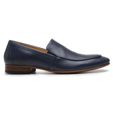 Imagem de Sapato Social Azul Marinho em Couro 45885 - Madok, 40