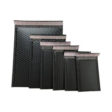 Imagem de Envelopes De Bolha Pretos 20 Unidades, Envelopes Almofadados Com Selag
