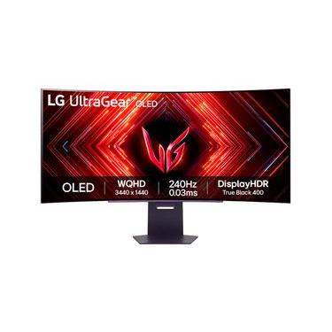 Imagem de Monitor Gamer UltraGear Oled LG 45” 240Hz Tela Curva DQHD - 45GS95QE-B.AWZM