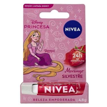Imagem de Hidratante Labial Morango Silvestre Rapunzel Disney Princesa Nivea 4,8