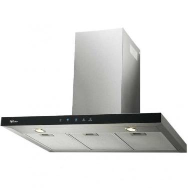 Imagem de Coifa de Parede Fischer 90cm Infinity Vidro, Inox, Preto, 220V