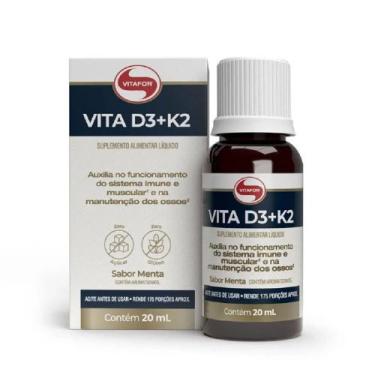 Imagem de Vitamina D3 + K2 2.000 UI/45 mcg Vitafor 20 mL