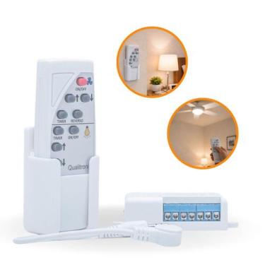 Imagem de Controle Remoto Ventilador Teto Lâmpada Universal Suporte Bivolt Quali