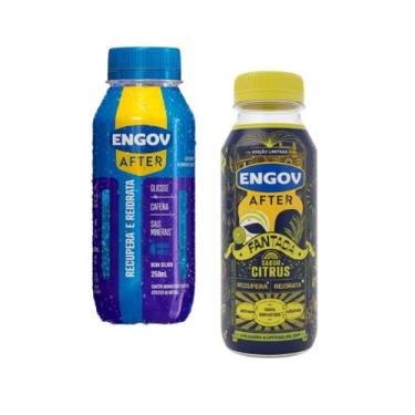 Imagem de Kit Bebida Engov After Citrus e Berry Vibes Reenergiza 250ml