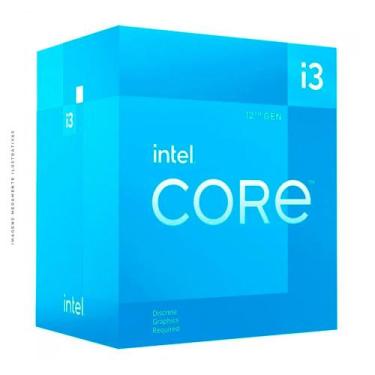 Imagem de Processador Intel Core i3 12100F, 3.3GHz (4.3GHz Turbo), 12ª Geração, 