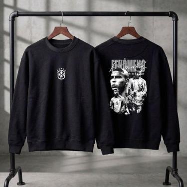 Imagem de Moletom do Brasil Careca Gola Redonda Algodão Inverno Frio Casual Prem