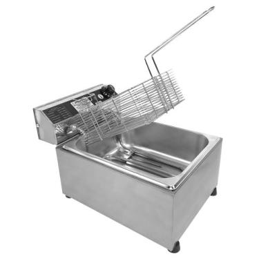Imagem de Fritadeira Elétrica Profissional 5 L Aço Inox - Ipe cozinhas, 220V