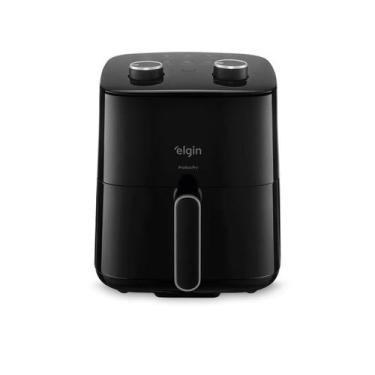Imagem de Air Fryer Prática Fry 3,7L Elgin 1400w Black Grelha Removível Sem Óleo