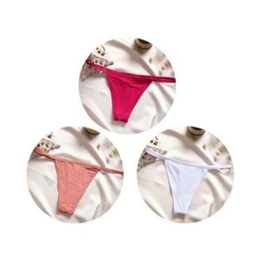 Imagem de Conjunto De Biquíni Sexy De Cintura Baixa Para Mulheres, Calcinhas T-b