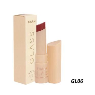 Imagem de Batom Ruby Rose Linha Glass Creamy Matte Longa duração GL06