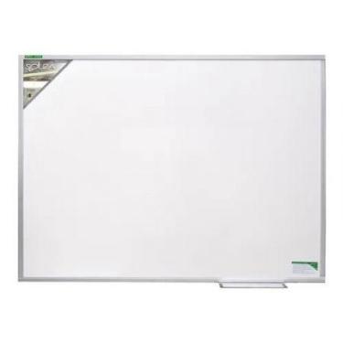 Imagem de Quadro Branco Lousa Luxo Magnético 90x60 Moldura Aluminio - SOUZA & CI