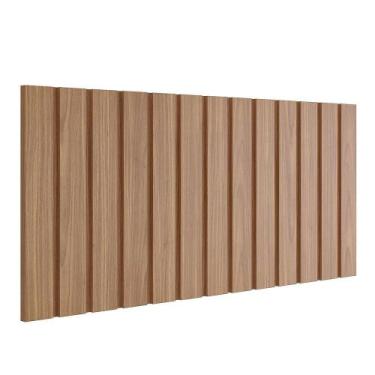Imagem de Painel Ripado para Cozinha 120cm - MGM, Freijó