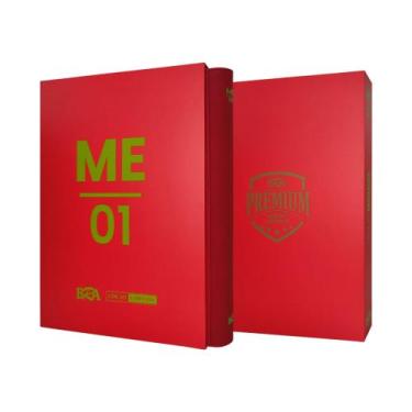 Imagem de Pasta Premium 3x3 ME01 Vermelha/Verde com 20 Folhas Frente e Verso BRA