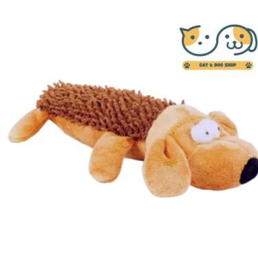 Imagem de Brinquedo  Pelúcia  Cães E Gatos  Felpudo Macio Algodão Com Apito Som 