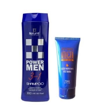 Imagem de Kit Power Men Naturrê  Shampoo e Loção Pós-Barba - NATURRE