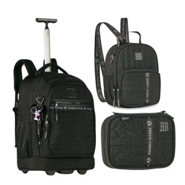 Imagem de Kit Escolar Sweet Dreams Mochila Rodinha + Lanch. + Estojo Rebecca Bon