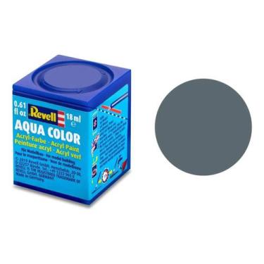 Imagem de Cinza Azulado Ral Aqua Color Fosco 18 ml Revell 36179