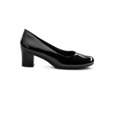 Imagem de Sapato Scarpin Feminino Deise Conforto Salto Alto Verniz Piccadilly 30