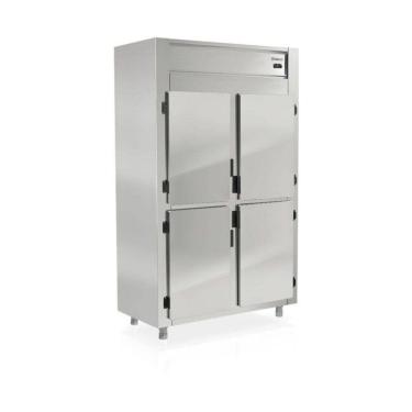 Imagem de Geladeira Comercial 4 Portas Inox 1044L Gelopar GREP-4P AI 127v