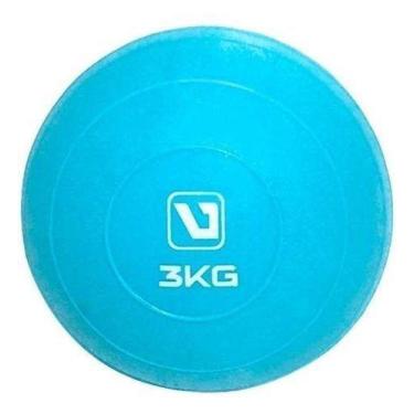 Imagem de Bola Tonificadora Liveup - Soft Ball Azul 3 Kg - Live Up