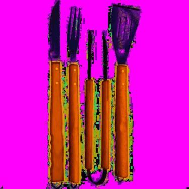 Imagem de Kit p/churrasco 4pcs kala