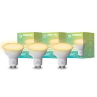 Imagem de Kit 03 Lâmpadas Spot Wi-Fi Smart Lâmpada Spot Wi-Fi com Timer Programável Branco Positivo