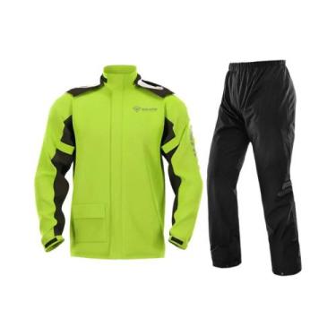 Imagem de Capa de Chuva para Motociclista com Calças - Impermeável para Moto e A