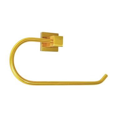 Imagem de Porta Toalha de Rosto Grécia Luxo Dourado - Montelar Acabamentos, Gréc