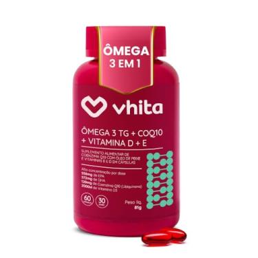Imagem de Ômega 3 em 1 Com Coenzima Q10 E Vitamina D3 Vhita 60 Caps