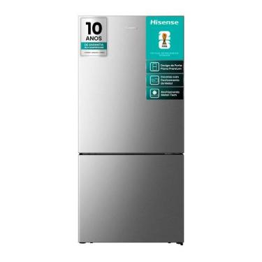 Imagem de Refrigerador Bottom Freezer Metal Tech Hisense de 02 Portas Frost Free