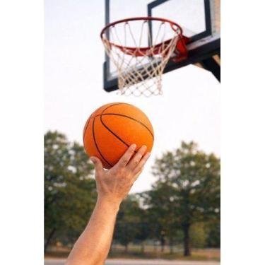 Imagem de Bola Basquete Infantil Treino Esporte Crianças Brinquedo Arremesso Jog