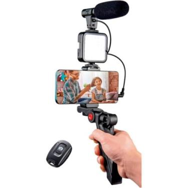 Imagem de Suporte para Celular Tripe C/LED/MICROFONE Youtuber - FLEX