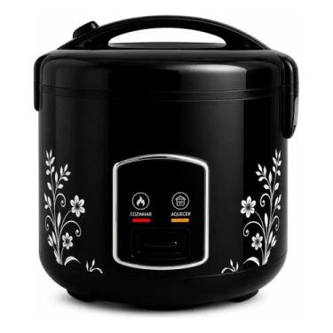 Imagem de Panela de Arroz Elétrica 1 Litro Compacta com Função Cozinhar e Aquece