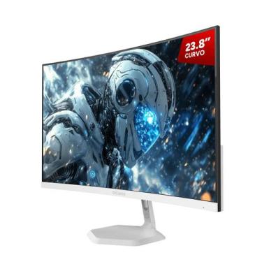 Imagem de Monitor 23.8" 180Hz Curvo Gamer Escritório Office FHd 1Ms HDMI + DP Pc
