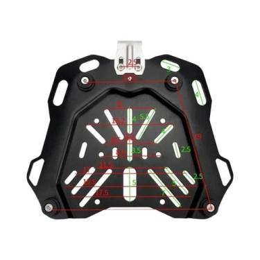 Imagem de Suporte Traseiro Para Baú De Moto Com Liberação Rápida 25-100L - NONE,
