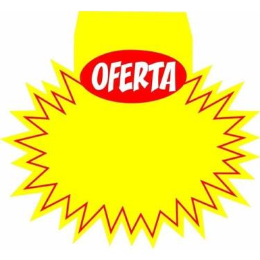 Imagem de Cartaz Splash Oferta Duplex 210g Com Aba 25x23cm - 100 Un. - Congratul