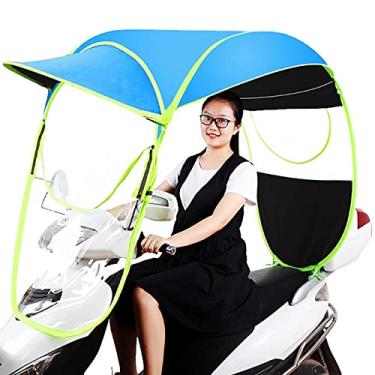 Imagem de YUANXIN E-bike Toldo de garagem para armazenamento de bateria carro motocicleta abrigo chuva chuva guarda-chuva transparente galpão de chuva abrigo de chuva garagem guarda-chuva garagem, Roxa
