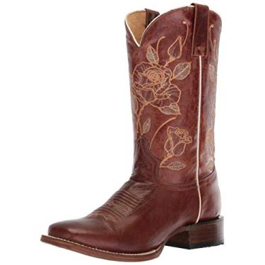 Imagem de ROPER Bota feminina Steppin Out Western, Marrom, 7 Wide