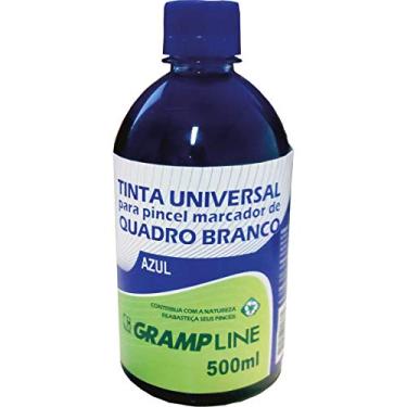 Imagem de Tinta Marcador Quadro Branco Reabastecedor 500ml Azul , 01 Unidade Gramp Line, Multicor