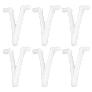 Imagem de Clipes em V para piscina,6 peças, clipe de borboleta para piscina, clipe em V, borboleta para piscina, spa, ancinho de folhas, escumadeira de folhas, cabeça de vácuo