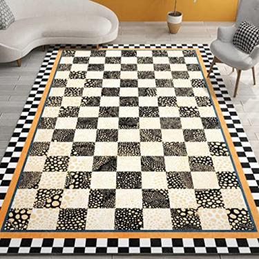 Imagem de Tapetes de área grande para decoração de interiores para meninos e meninas, quarto de crianças, tapete de chão antiderrapante de fibra de poliéster, tapete de ioga, sofá de veludo de cristal sem pelos para sala de estar