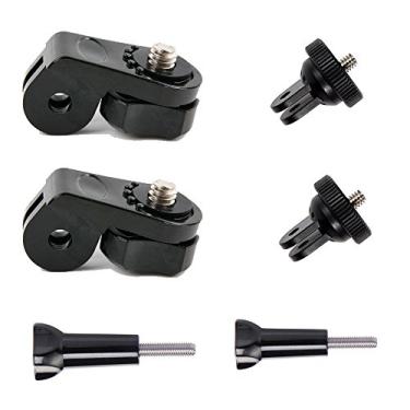 Imagem de ASOCEA Adaptador de montagem de tripé para câmera de ação, adaptador de conversão de 1/10.2 cm-20 compatível com GoPro Hero, Insta360 X3/X4, DJI OSMO, câmeras de ação e outros acessórios padrão 1/4