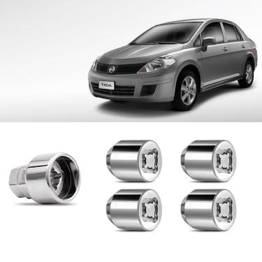 Imagem de Jogo Porca Antifurto Nissan Tiida Sedan M12x1,5