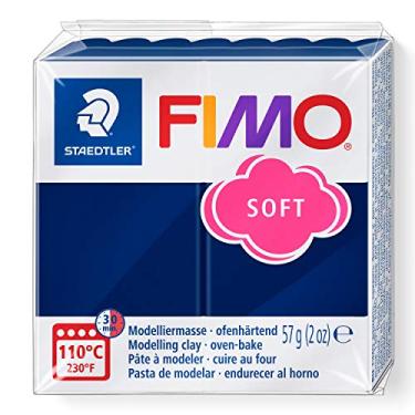 Imagem de STAEDTLER Massa de Modelar Profissional FIMO Soft 57g (1 Unidade) Azul Windsor - 8020-35 - Argila Polímera Para Biscuit que Endurece no Forno – Ideal para Artesanato, Miniaturas e Bijuterias
